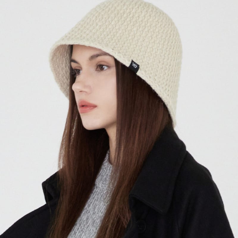 

ULUK Lucida Black Label Зимняя сетчатая вязаная панама (3 цвета) ivory