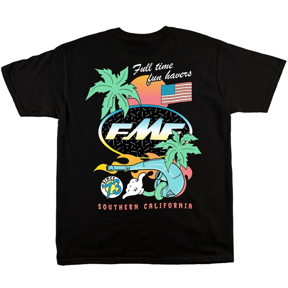 FMF Racing Southern California Vintage Oversized T-Shirt, Motocross Graphic Tee, Unisex Casual Top 4XL