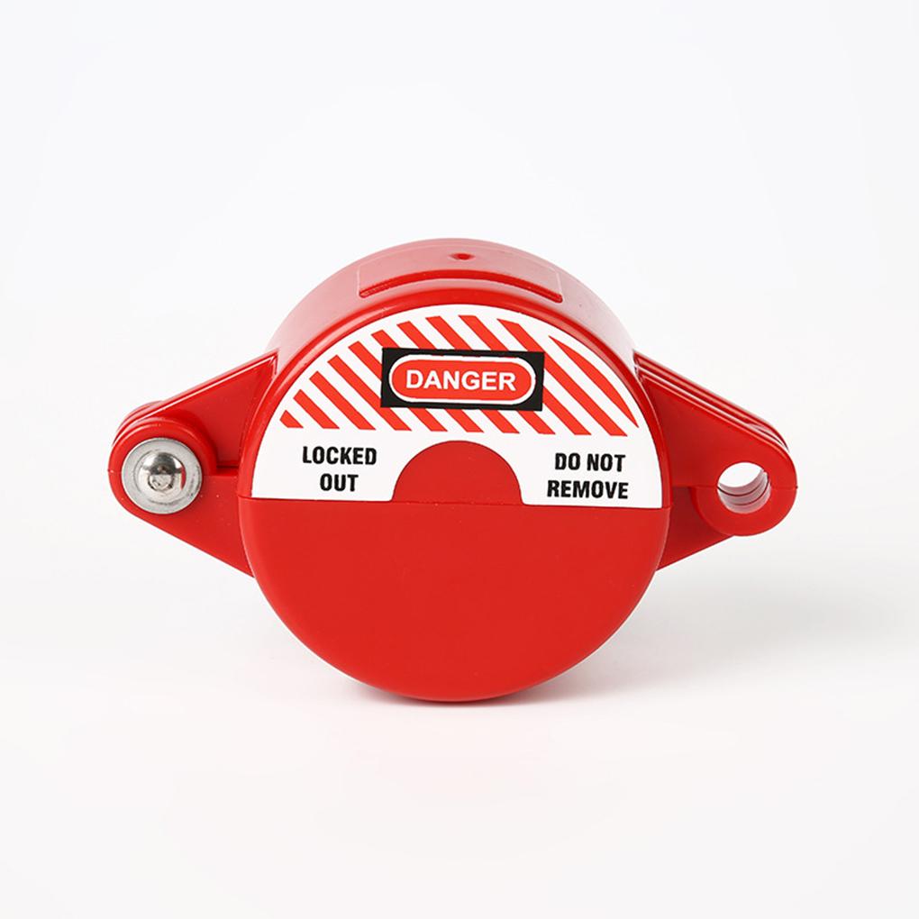 1 Box of Valve Lock Round Padlock with Key Red Antitheft Products