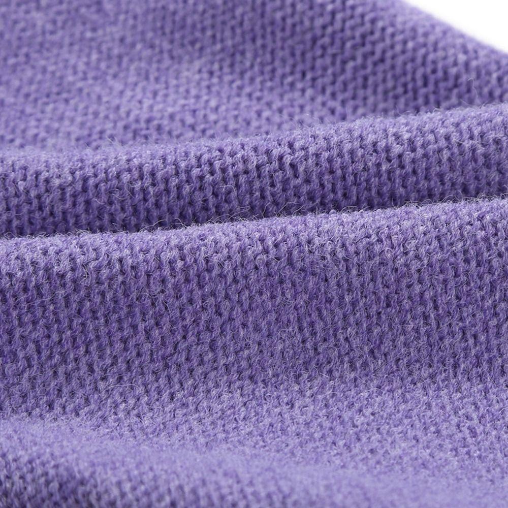 Knitted Sports Bandana Solid Color Neck Warmer Warm Neck Protection Cycling Scarf  Ski