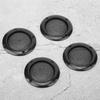 4pcs 2inch Audio Speaker Grille Protective Decorative Audio Speaker Mesh Grille (Black)