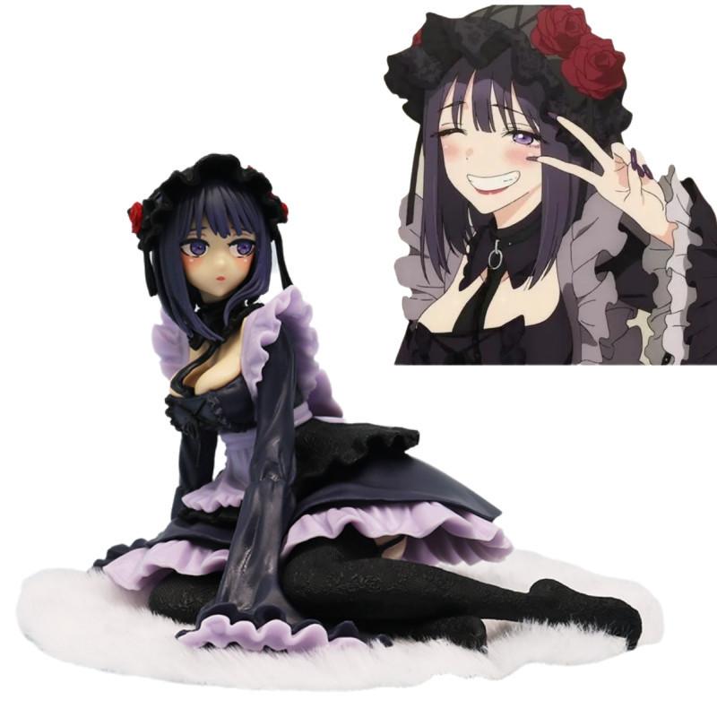 Collectible Anime Figure Handicraft Model Statue Pvc Material Black River Droplet