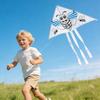 DIY Blank Painting Kite for Kids Adults Portable Decorating Coloring White Kite with String for School Projects Parties