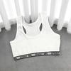 Developmental Sports Underwear for Girls, Kids Tube Top, Girls Double Layer Racerback Sports Vest, Students Bandeau