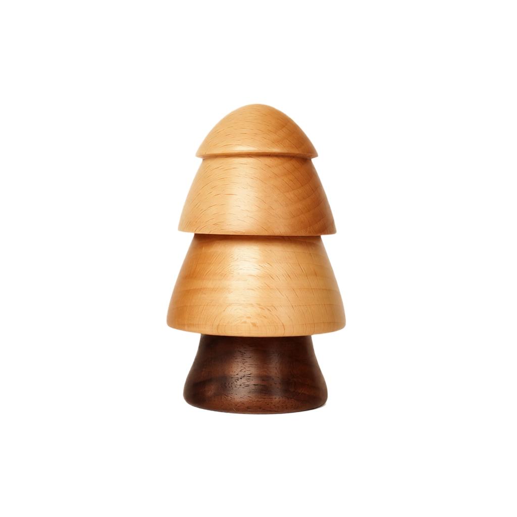 Wooden Toothpick Holder Tree Shape Natural Wood Toothpick Dispenser Decorative Toothpick Container for Kitchen Dining Table Use