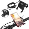 Motorcycle Electric Bike Charge Aluminium Alloy Phone Navigation Support Clip Ring Type