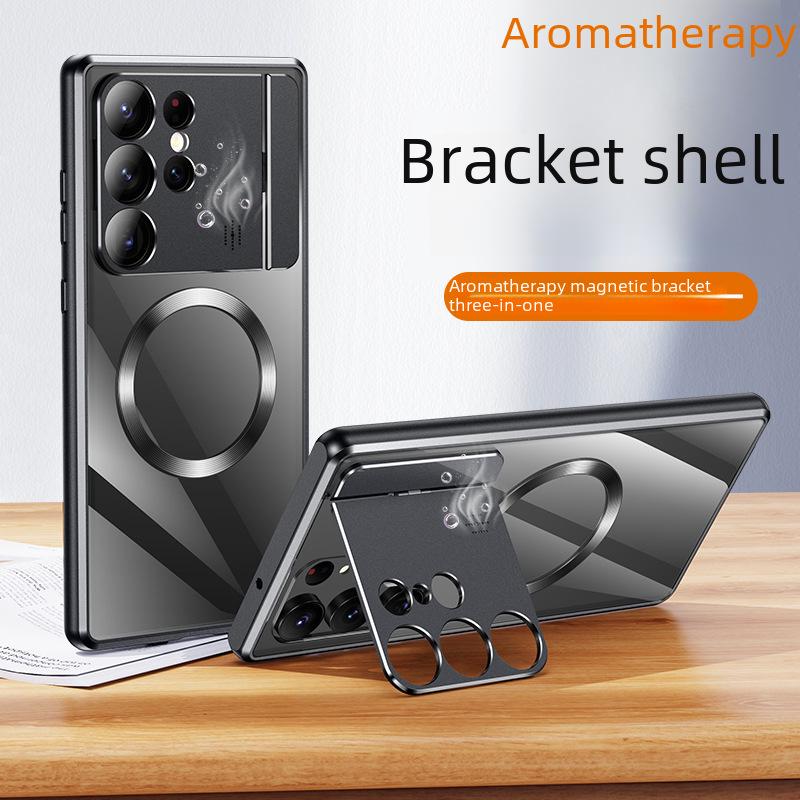 Samsung S24ULTRA Aromatherapy Metal Magnetic Case with S23U Lens Bracket