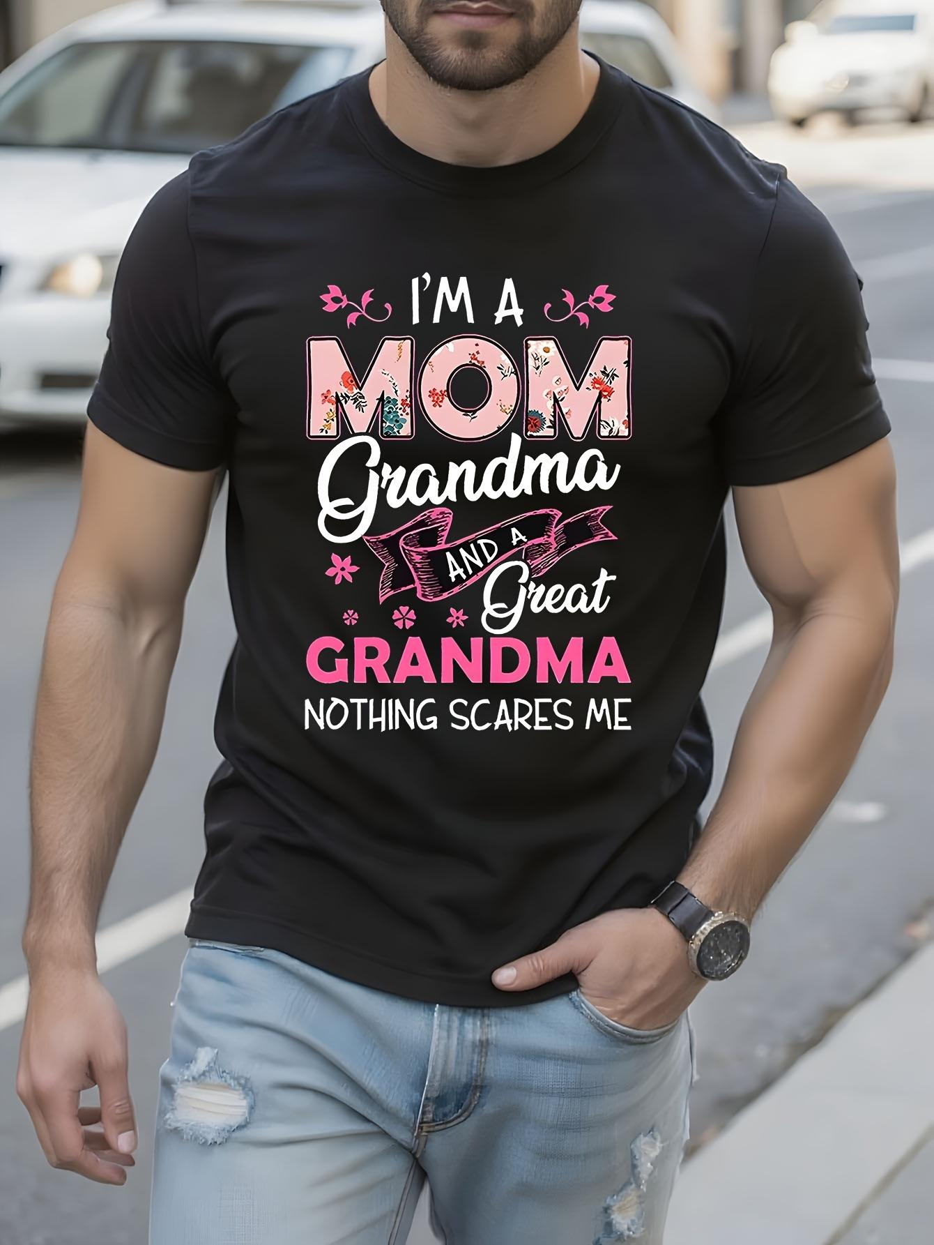 Funny Tshirt Funny Grandma Funny Grandpa Gift - Black Cot... XXXXL