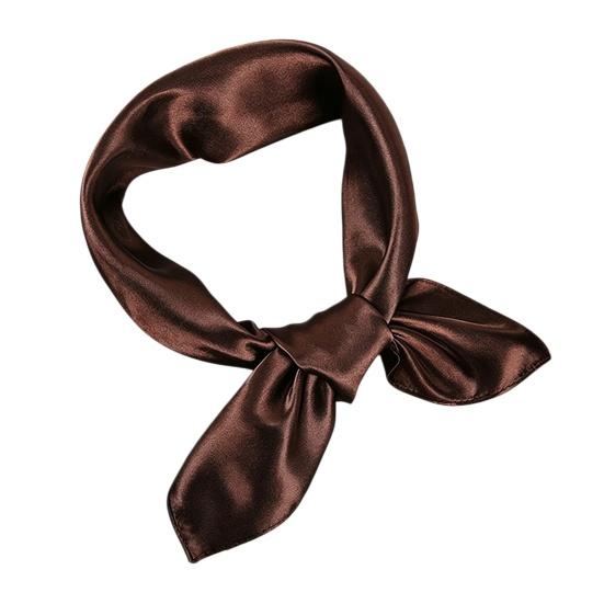 

Silk Scarf Soft Breathable Smooth Satin Square Scarf Sun Protection Headscarf Headband Neck Wrap Lightweight Fashion Accessory