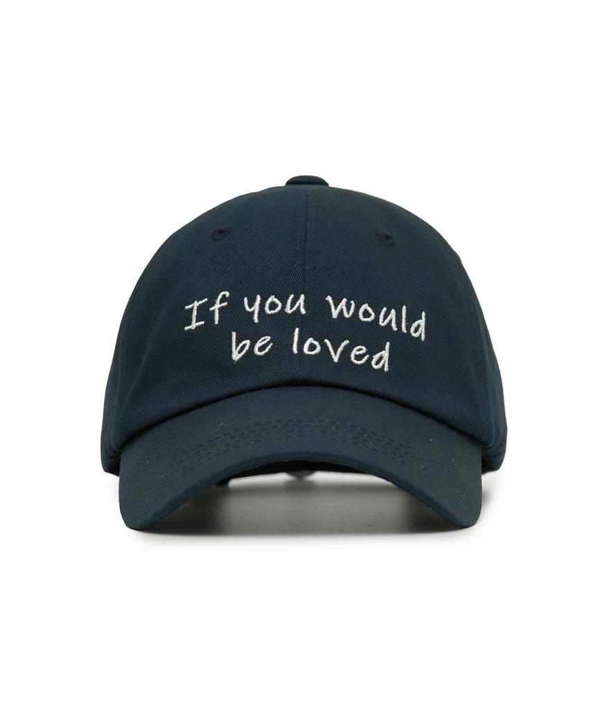 CALONE If You Would Be Loved Cotton Ball Cap Navy