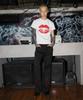 SHIRTMYLIPS Kiss Mark Rockstar Crop T-Shirt White