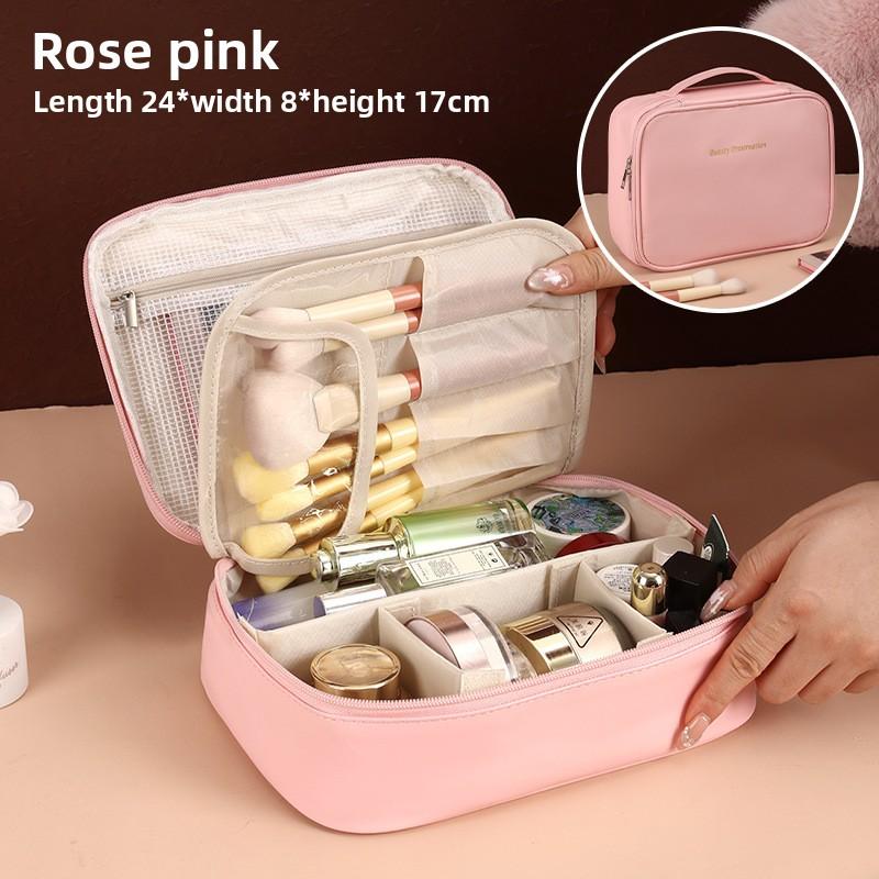 New Waterproof Large-Capacity Multi-Layer Makeup Bag Portable Travel Toiletry Bag with Handheld Design for Business Trips