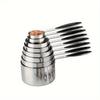 8/13Pcs Stainless Steel Measuring Spoons Set Long Handle Teaspoon Coffee Sugar Scoop Scaled Stackable Spoon Kitchen Measure Tool