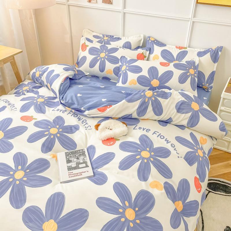 3/4Pcs/Set Warm Duvet Covers Suitable For Various In Autumn Winter Spring Soft Bedding Covers Suitable For All Seasons Bed Sack