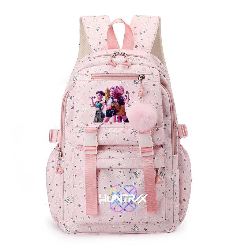 Kpop Witch Hunter Backpack Junior High School Elementary School College Style School Bag Travel Backpack Cartoon