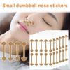 50/100Pcs Dumbbell Nose Wing Stickers Nasal Stickers Nasal Wing Patches Shrink the Nostrils To Tighten and Shape Them