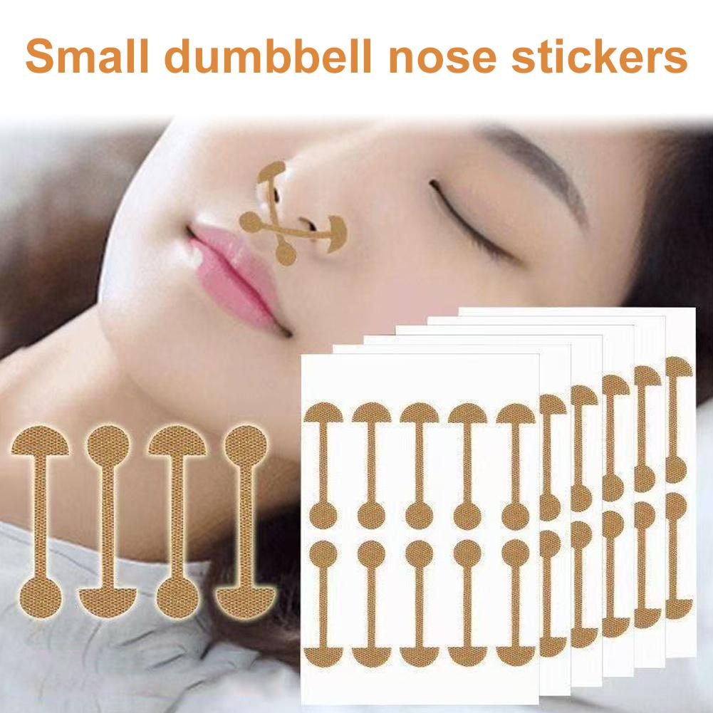 50/100Pcs Dumbbell Nose Wing Stickers Nasal Stickers Nasal Wing Patches Shrink the Nostrils To Tighten and Shape Them