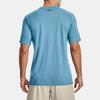 Under Armour Project Rock Vintage Print Crew Neck T-Shirt Men Tops Blue 1371214-416
