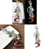 Zodiac Star Moon Letter Keychain For Women With Zinc Alloy Car Bag Decor