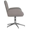 Swivel Chair 54 X 58 X 90 Cm Taupe Fabric