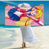 Ultra-Soft Beach Towel with Sailor Moon Theme,Ideal for Pool - Camping, Diving - Perfect Travel Essential, Vibrant Beach Towel.