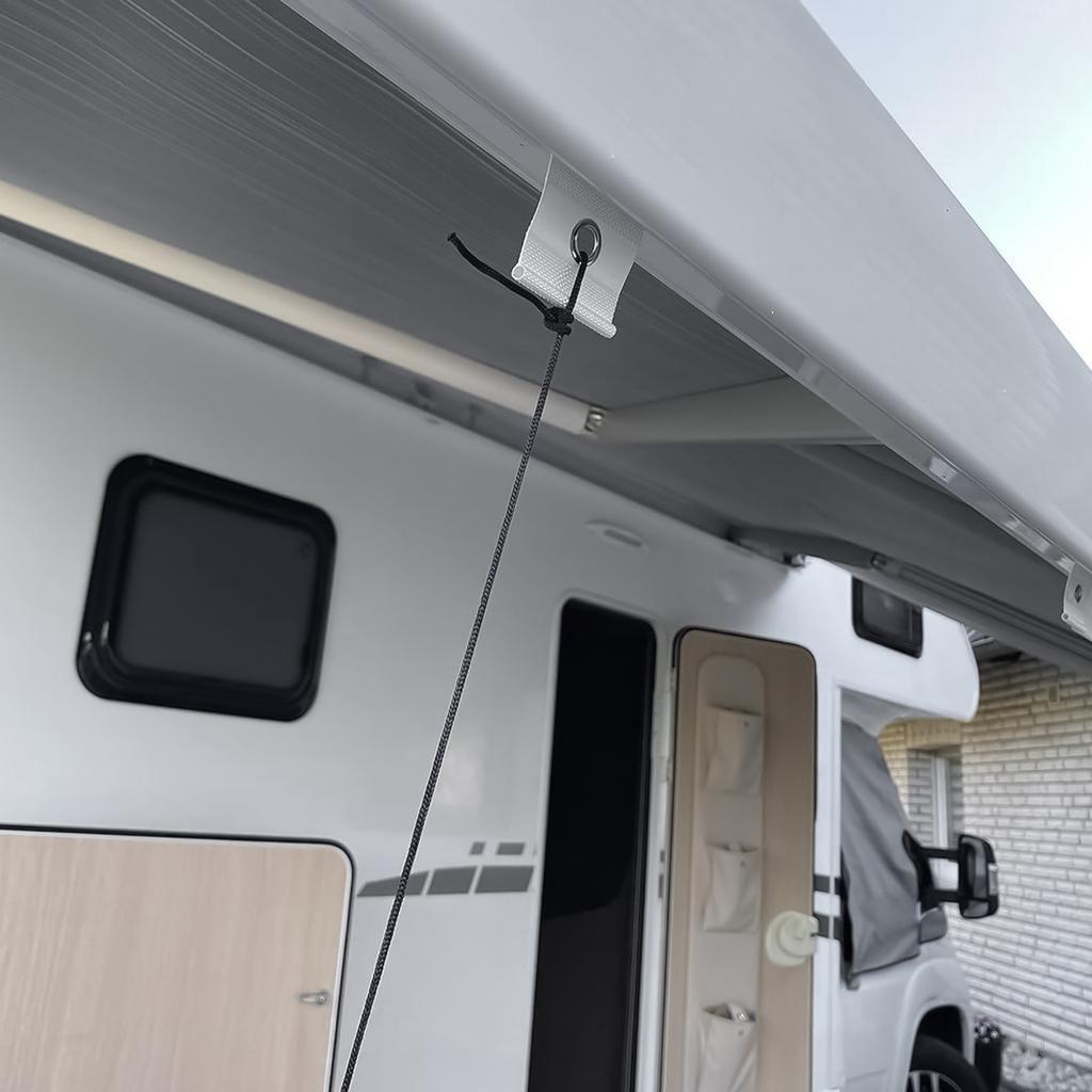 Easy Installation Awning Pipe Hooks Piping Eyelets Hooks for Caravans Motorhomes Sunshade Easy Slide Track Accessories