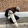 Vintage Fair Isle Crewneck Sweater Couple Nordic Heavy Knit Top American Retro