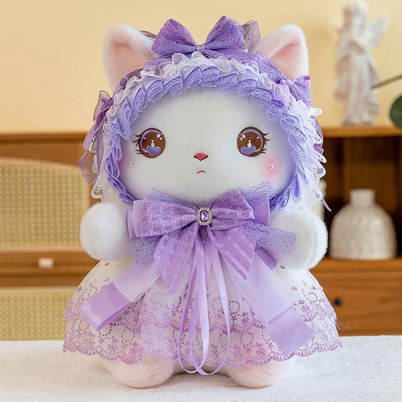 Lolita Doll Plush Toy Cute Kitten Doll Claw Machine Push Gift Doll