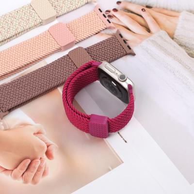 Straps For Apple Watch Band 40mm 44mm 45mm 41mm 42 46mm 49mm Magnetic Braided Bracelet Correa iWatch Series 10 Se 7 8 9 Ultra 2