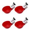 5Pcs Automatic Chicken Drinker Bowl Duck Drinking Cup Chicken Feeder Plastic Poultry Bowls And Drinkers Cups Water System