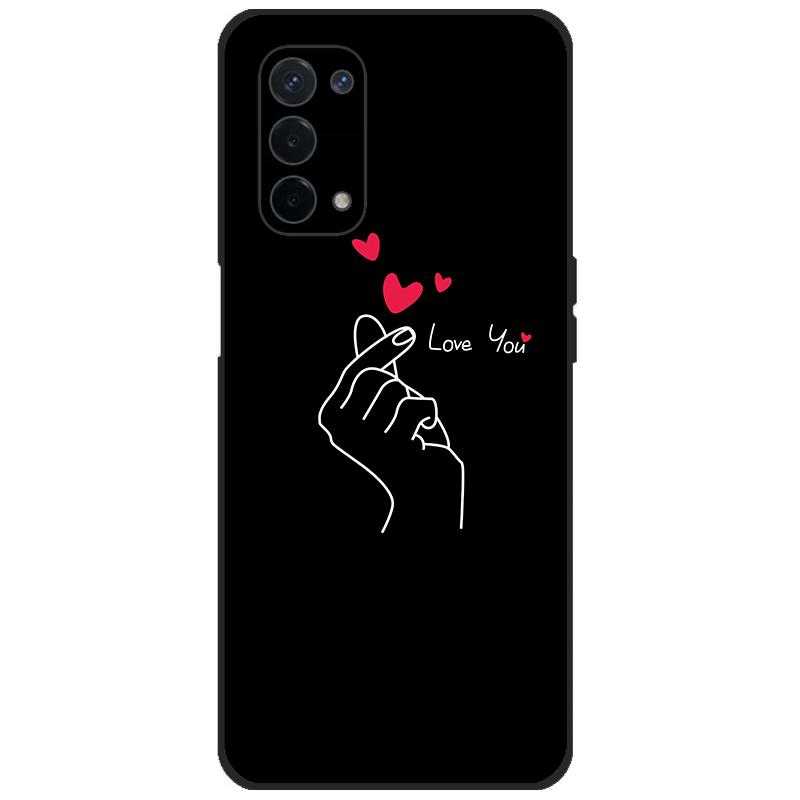 Phone Cases For Oppo A54 A74 A93 A93s 5G Case Silicone Soft TPU Protective Back Cover For Oppo A74 4G Case Cute Cat Bag Bumper
