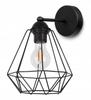 ELEGANT RETRO WALL LAMP WIRE BLACK LOFT
