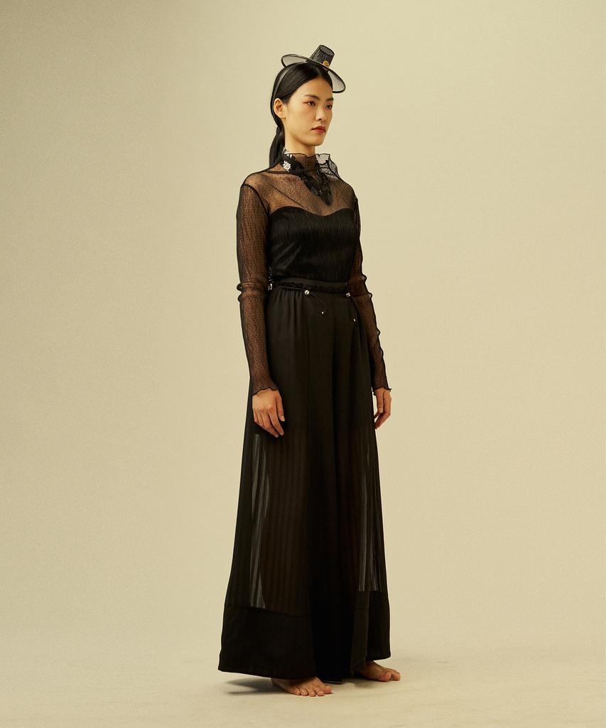 JOSUN String Wide Pants