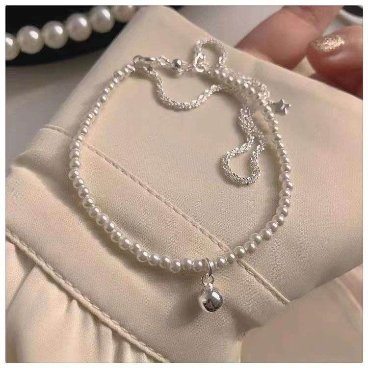 Stylish Doublelayered Pearl Bracelet For Women Fashionable Jewelry Highend