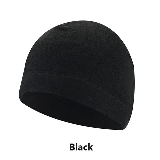 Cold Proof and Warm Outdoor Sports Headcover Fleece Ski Cap Riding Cap Running Hats Cycling Skull Caps for Men and Women