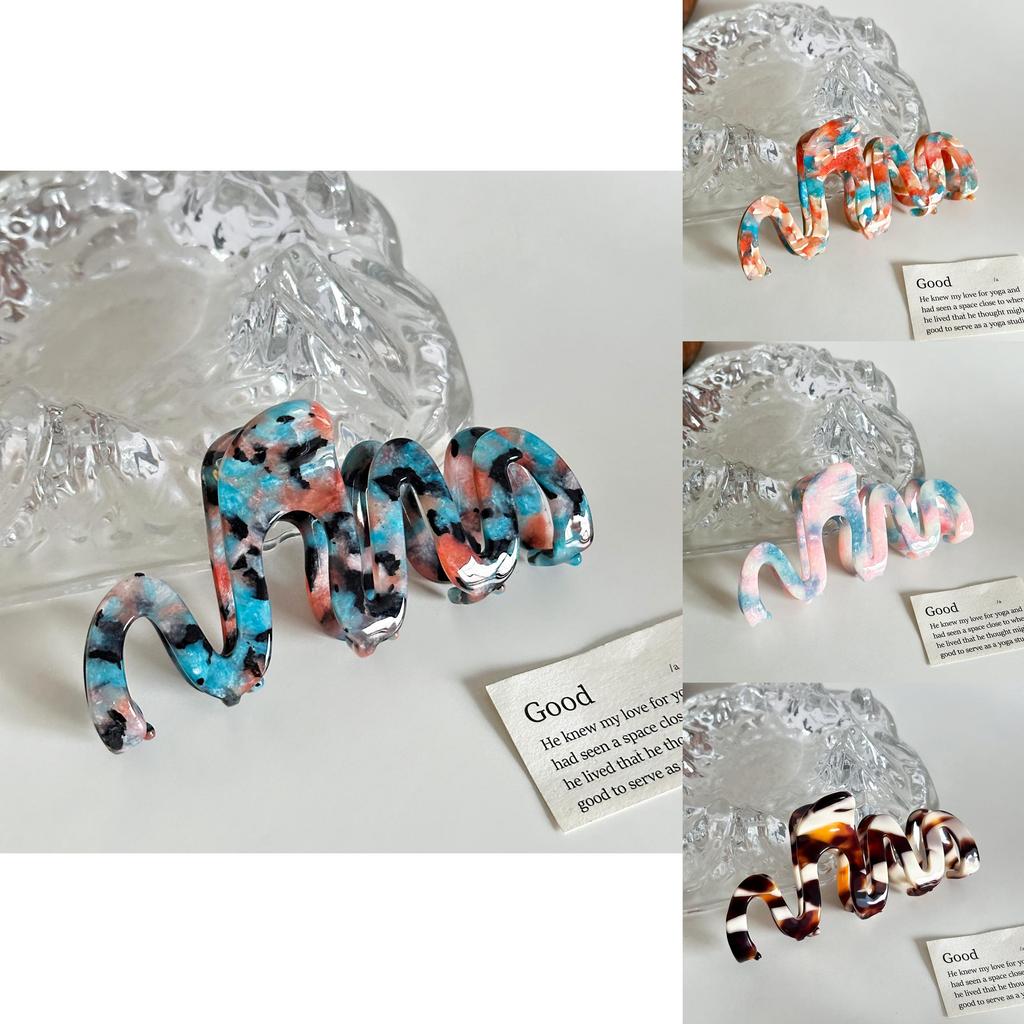 Chic 4mm Acetate Hair Claw For Elegant Hair Styling With A Trendy Fall 2024 Aesthetic