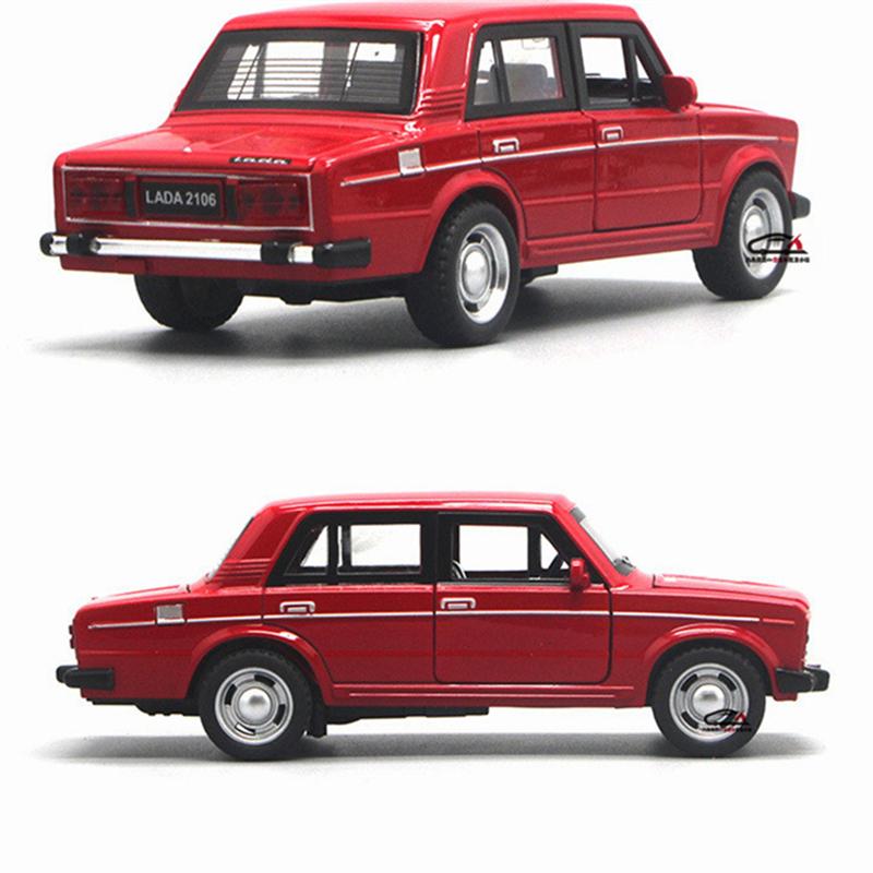1:32 Lada Niva Oldtimer Alufelgen Auto Druckguss & Spielzeugfahrzeuge Metallspielzeugauto Modell Hohe Simulation Sammlung Kinderspielzeug Geschenk