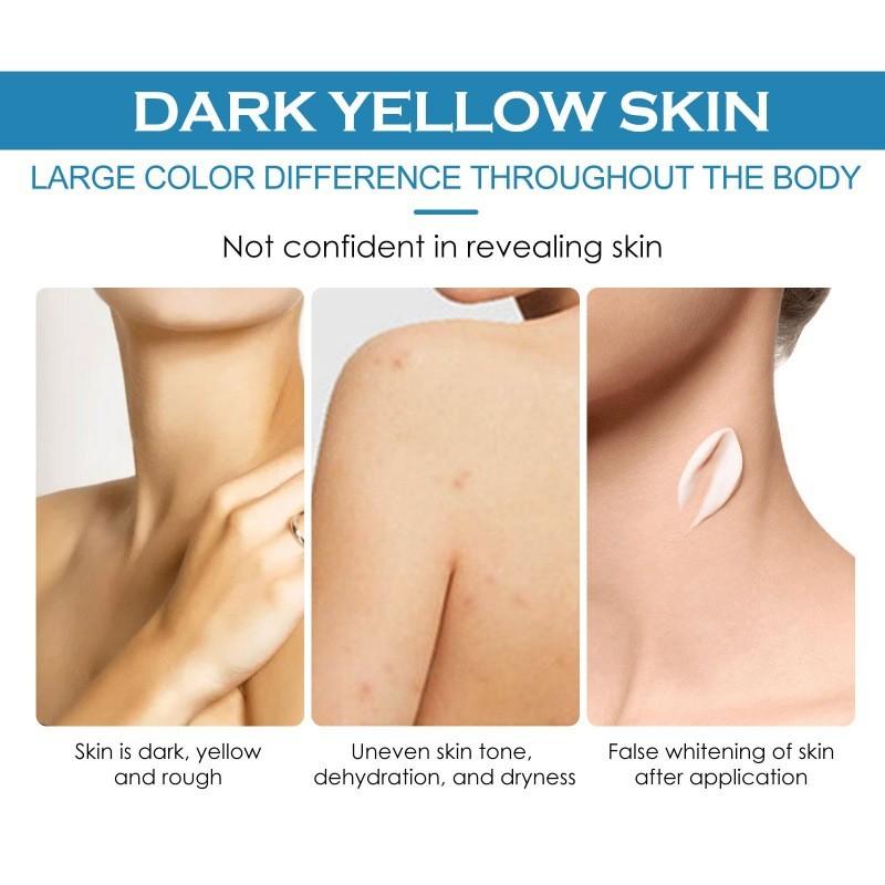 Ouhoe Brightening Moisturizing Lotion Hydrating Body Cream For Radiant Skin 100ml