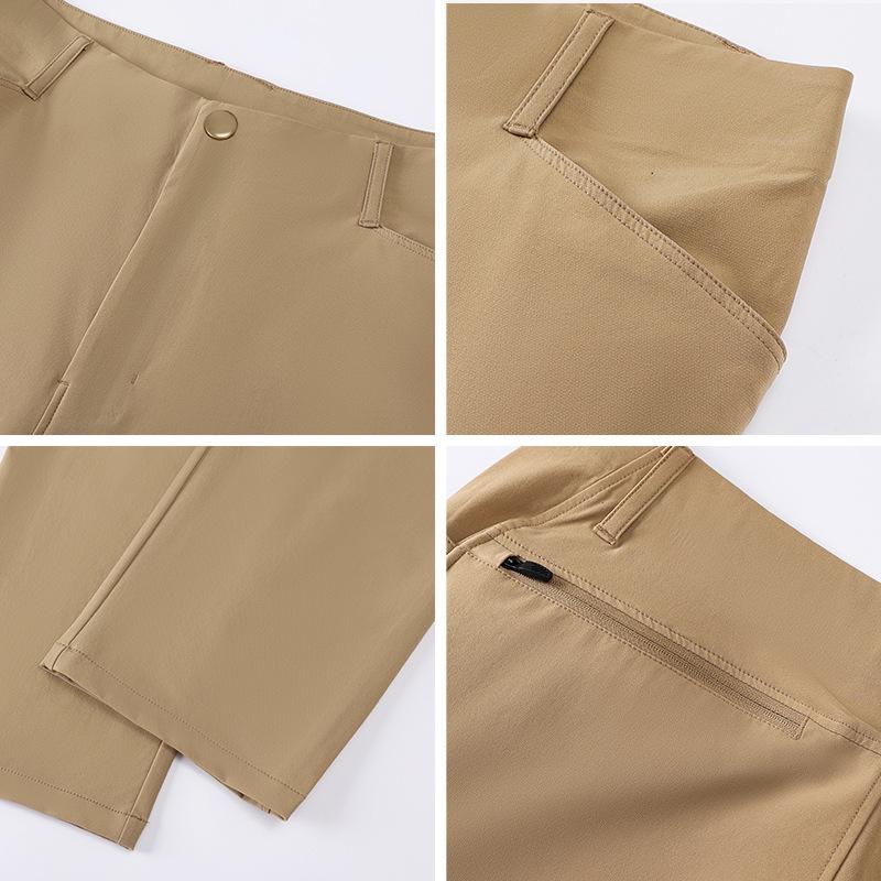 Men's Quick-Dry Windproof Outdoor Softshell Pants - Stretch, Water-Repellent, Casual Sports Style for Spring and Autumn