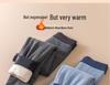 Children's Thickened Velvet School Uniform Pants: Double-Sided Fleece Autumn/Winter Leggings