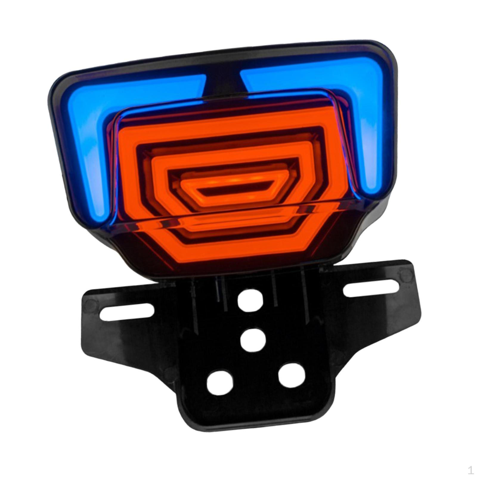 

Motorcycle LED Tail Light Brake Stop for Night Riding Cycling Men Blue Light