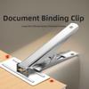 Heavy-Duty Binder Clip Large Document Binding Clip Voucher Binding Clamp  Financial Office