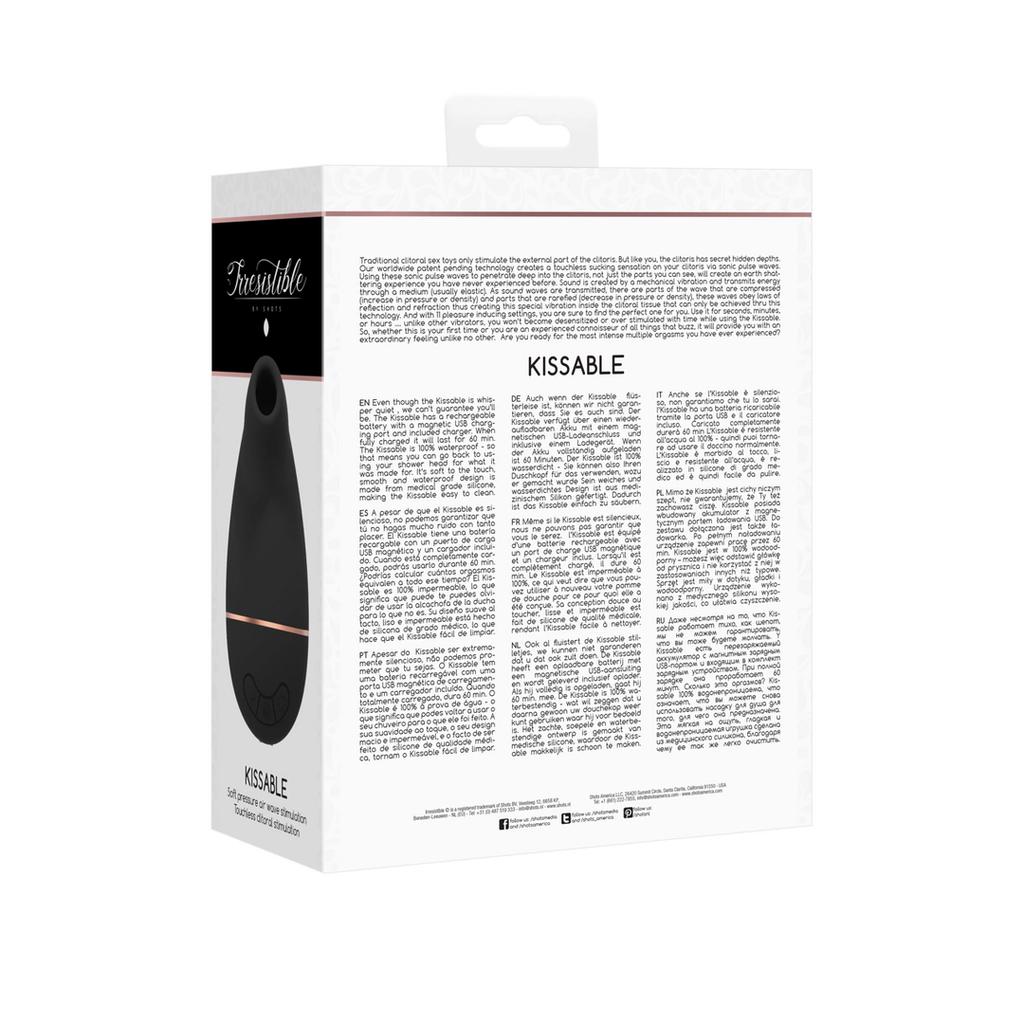 Irresistible by Shots - Rechargeable Sucking Vibrator