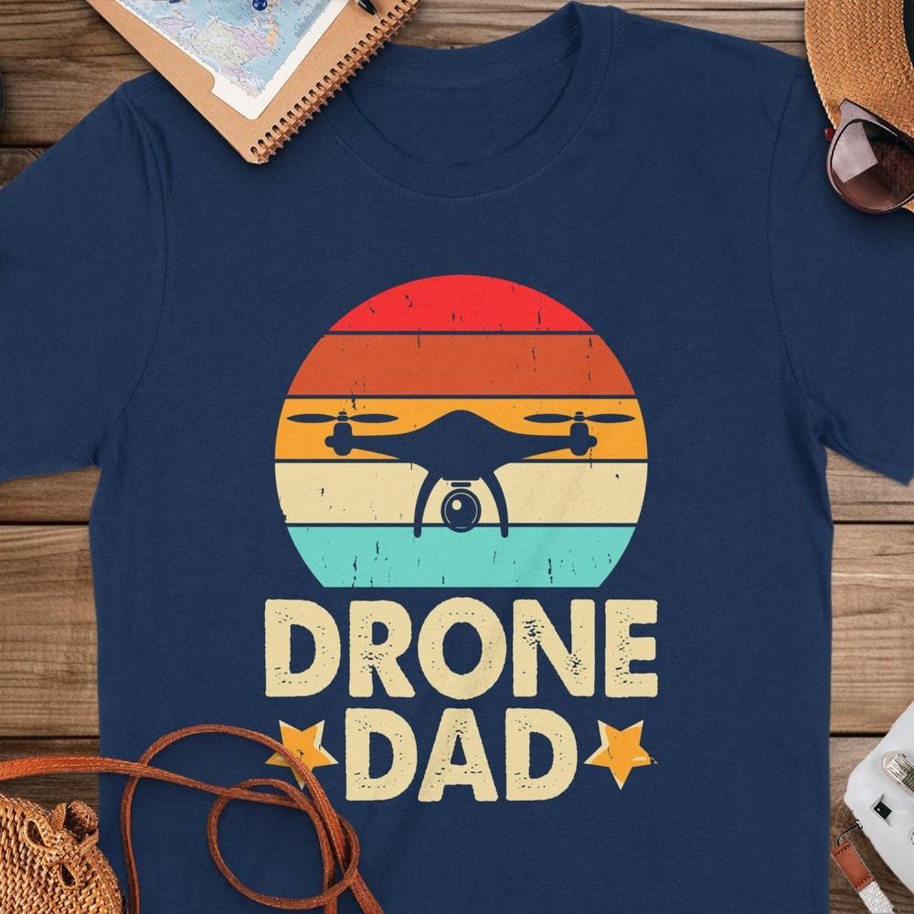 Drone Dad T-Shirt - Funny Drone Pilot Gift, Cool Father s Day Tee Unisex T-Shirt XXXXL