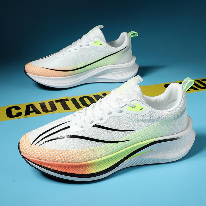 Chitu 7 Middle School Students Men's and Women's Running Shoes Mesh Breathable Professional Racing Shock Absorption Carbon Board Running Shoes Non-sli