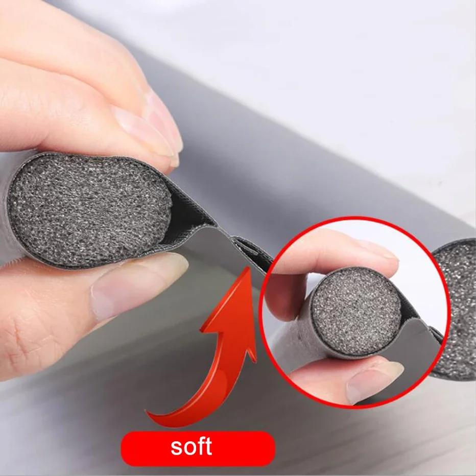 1 Stück 96cm/37,79in Abnehmbare Türdichtungsleiste Untertür Zugluftstopper Stopper Schalldicht Lärm reduzieren Türbodendichtung