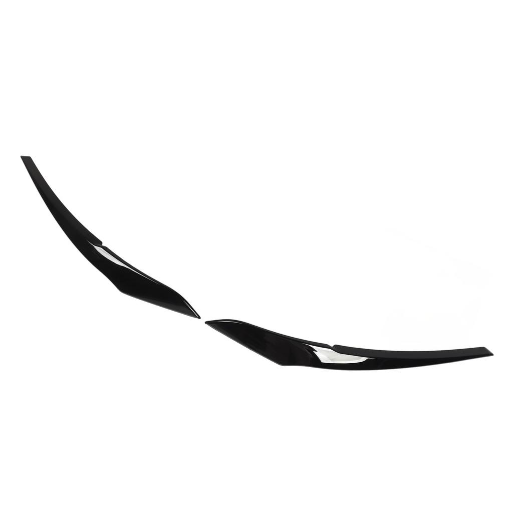 1 Pair Headlight Eyebrow Left Right UV Protection Front Light Eyelid Cover Fit for 1 Series F20 F21 Pre‑Facelift 2011