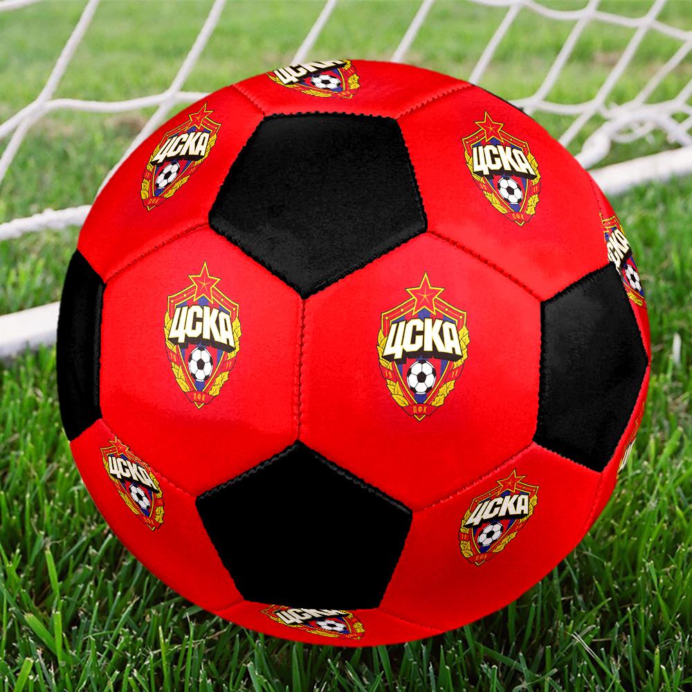 SIZE 5 PFC CSKA Moscow Soccer Ball Colorful All Ages Machine Stitched PVC Competition Ready Durable High-Bounce