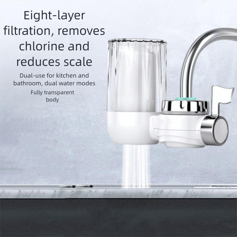 Washable Tap Water Filter Replaceable Filter Element Kitchen Faucet Filter  Kitchen Faucet
