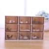 Mini 9 Schubladen Schreibtisch Aufbewahrungsbox Kunststoff Aufbewahrungsorganizer für Zuhause Büro